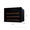 Built In Kitchen Wine Refrigerator Low noise black built in wall wine refrigerator Manufactory